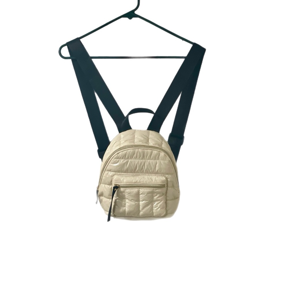 Forever 21 Black and Pink Backpack Quilted Design
